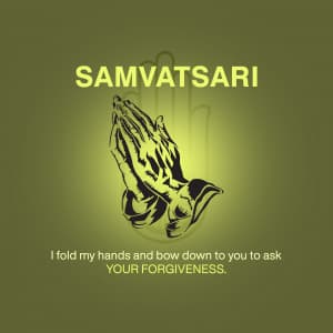 Samvatsari whatsapp status poster