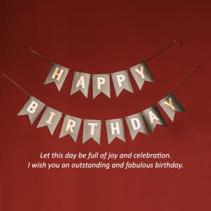 Birthday Quote Instagram banner