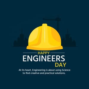 Engineer’s Day Facebook Poster