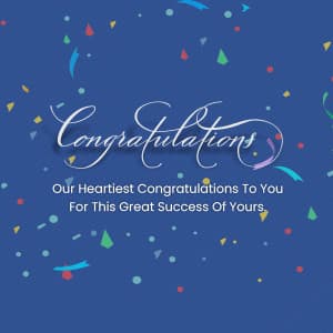 Congratulation Facebook Poster