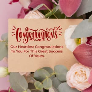 Congratulation facebook ad banner