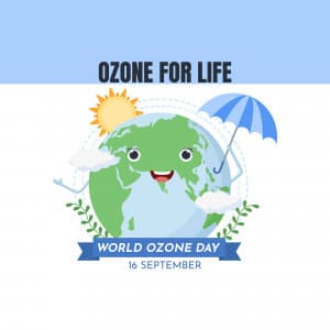 World Ozone Day advertisement banner