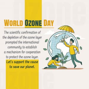 World Ozone Day ad post