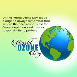 World Ozone Day greeting image