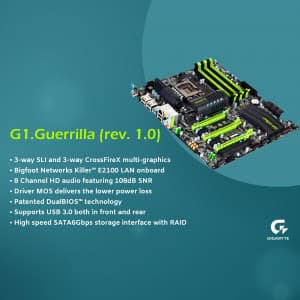 Gigabyte promotional post