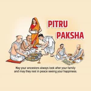 Pitru Paksha whatsapp status poster