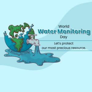 World Water Monitoring Day Instagram Post