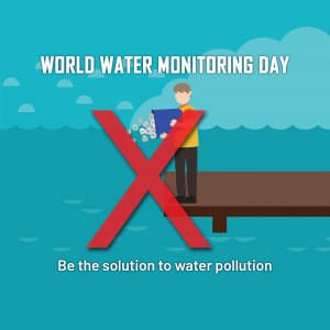 World Water Monitoring Day event advertisement