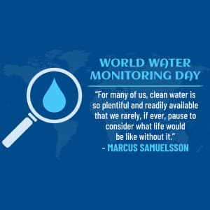 World Water Monitoring Day graphic