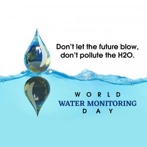 World Water Monitoring Day poster