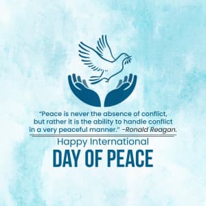 International Day of Peace creative image