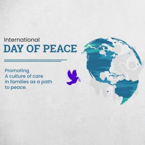 International Day of Peace Facebook Poster