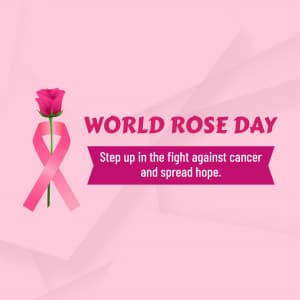 Rose day welfare of cancer patients image