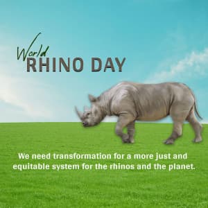 World Rhino Day festival image