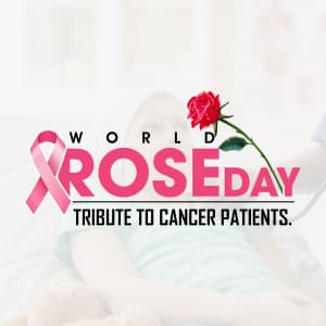 Rose day welfare of cancer patients banner