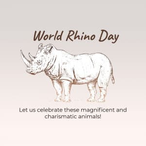 World Rhino Day event advertisement