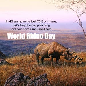 World Rhino Day illustration