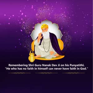 Guru Nanak Dev Punyatithi graphic