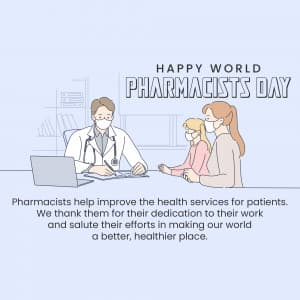 World Pharmacist Day greeting image