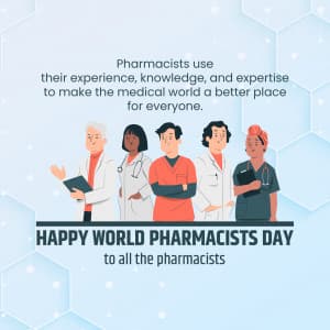 World Pharmacist Day marketing poster