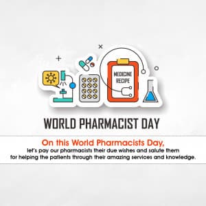 World Pharmacist Day poster Maker