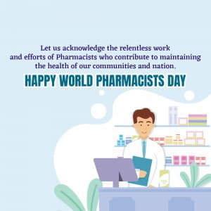 World Pharmacist Day event advertisement