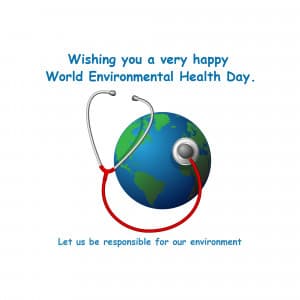 World Environmental Health Day advertisement banner