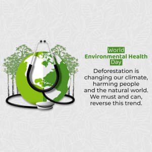World Environmental Health Day marketing poster