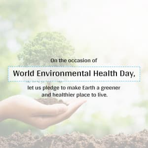 World Environmental Health Day creative image