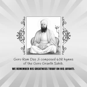 Guru Ram Das Jayanti illustration