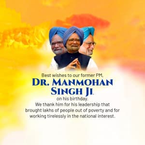 Manmohan Singh | Birthday Instagram Post