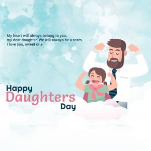 Daughter's Day marketing poster