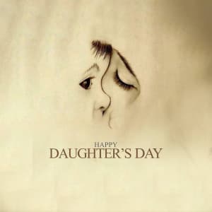 Daughter's Day creative image