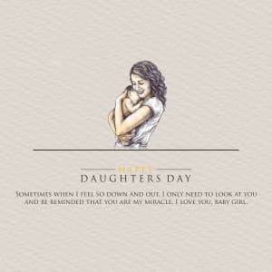 Daughter's Day event advertisement