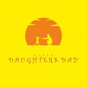 Daughter's Day illustration