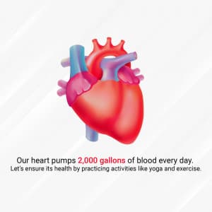 World Heart Day marketing poster