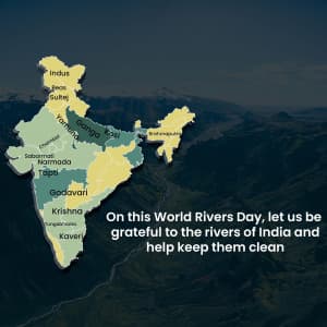 World Rivers Day illustration