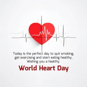 World Heart Day Facebook Poster