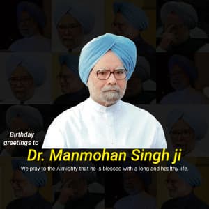 Manmohan Singh | Birthday graphic