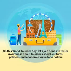 World Tourism Day event poster