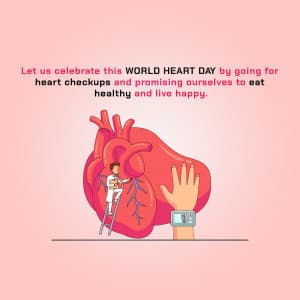 World Heart Day event poster