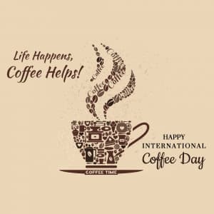 International Coffee Day marketing poster