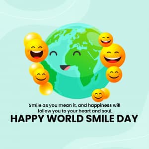 World Smile Day graphic