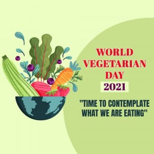 World Vegetarian Day ad post