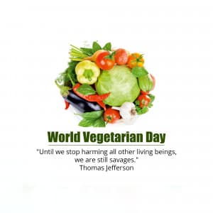 World Vegetarian Day marketing poster