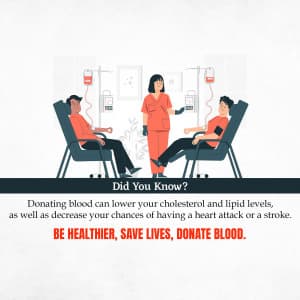 National Voluntary Blood Donation Day illustration