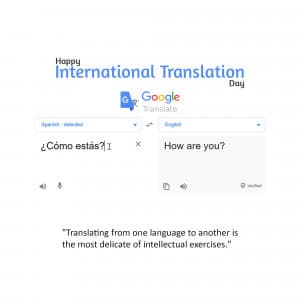 International Translation Day post