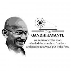 Gandhi Jayanti festival image