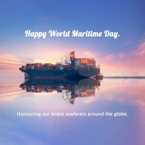 World Maritime Day ad post