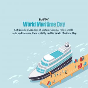 World Maritime Day creative image